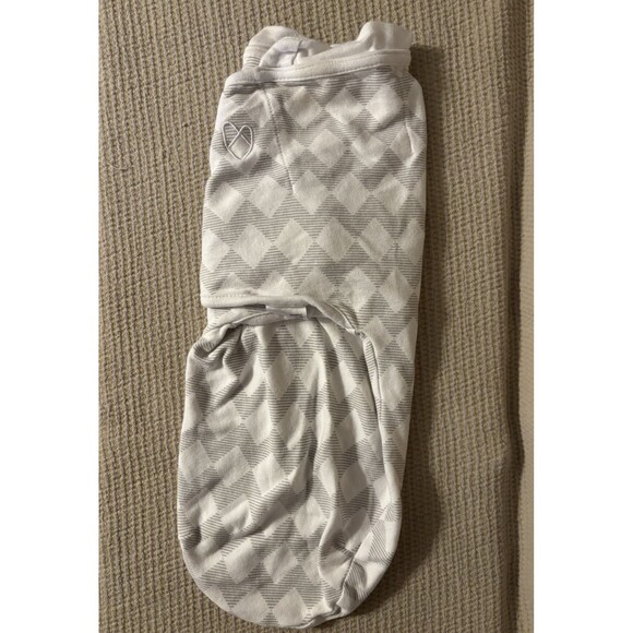 Swaddle Me Baby Wrap SM/MED 7-14 Lbs Lot of 2 100% Cotton Unisex Grey - Picture 2 of 9